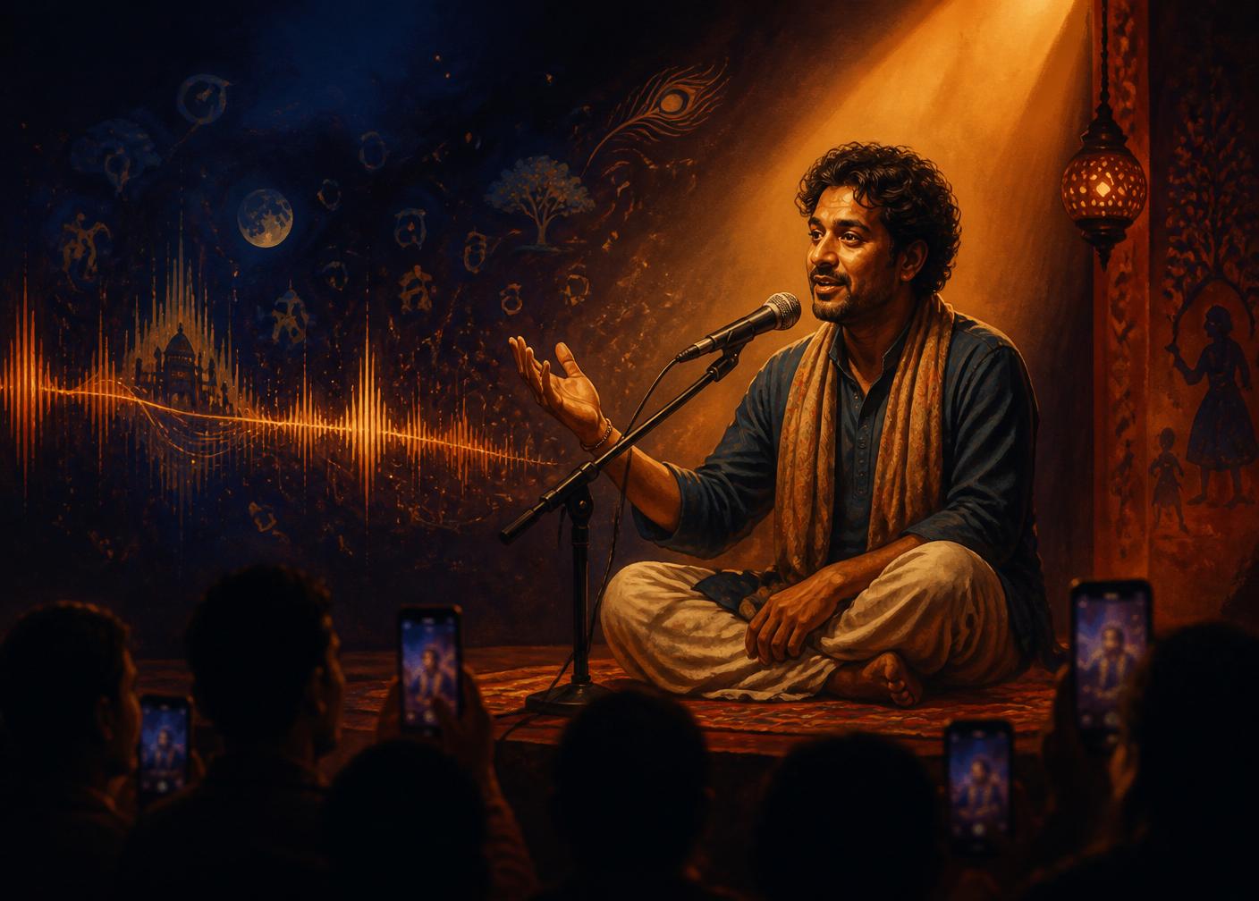 Storyteller live on stage